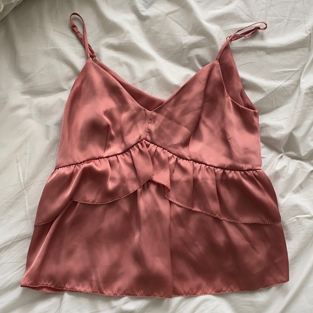 Anthropologie Silk Tank Top